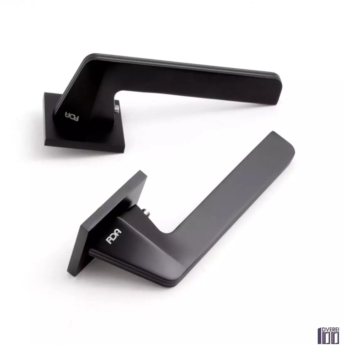 Ручка RDA Apollo матовий чорний R ф/з (роз 6мм) 1/2 (ліва) 65952_2