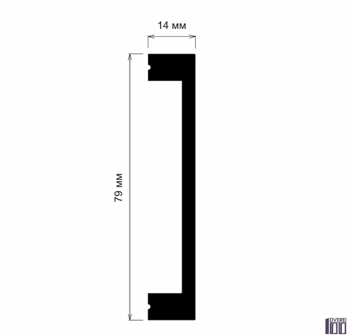 Плінтус дюрополімерний Grand Decor HCR 527 79*14*2000 мм_3