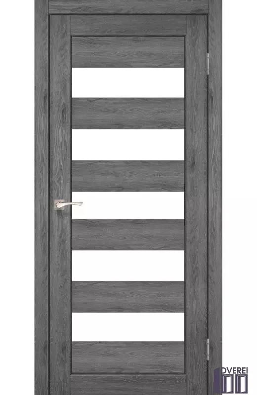 Двері міжкімнатні Korfad PORTO PR-08 Дуб марсала сатин білий