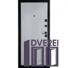 Двері вхідні ARTIZ МДФ/МДФ ТИП 14 М: 251 Мармур темний/Біла шагрень_2