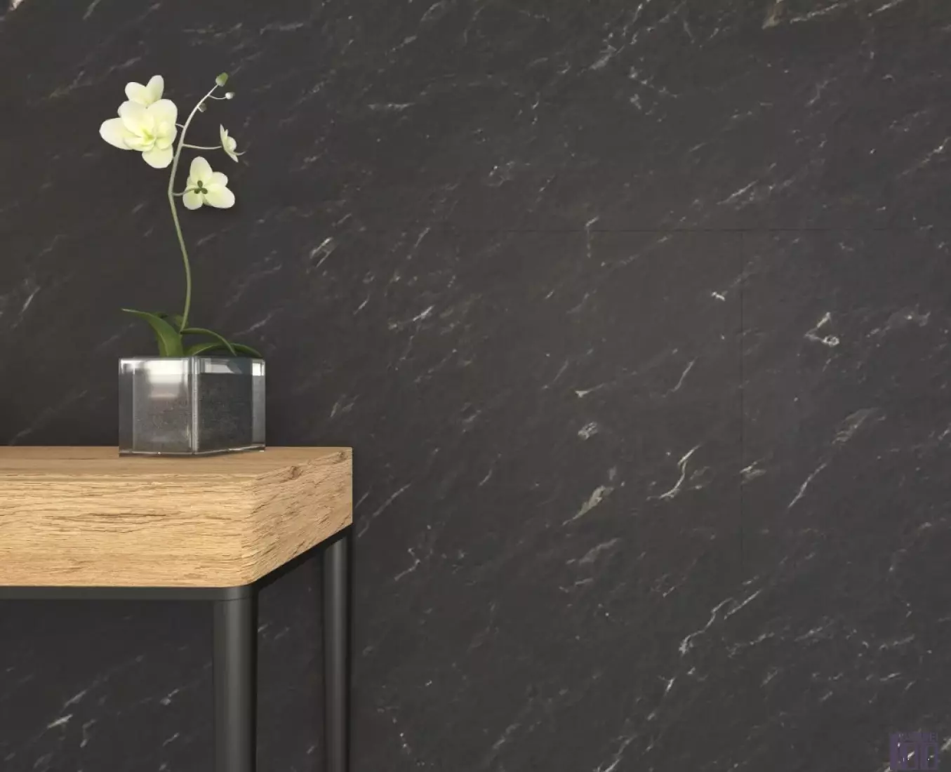 Вінілова стінова панель SPC SPeCtra Wall Обсидіан 2503 1 м кв._4