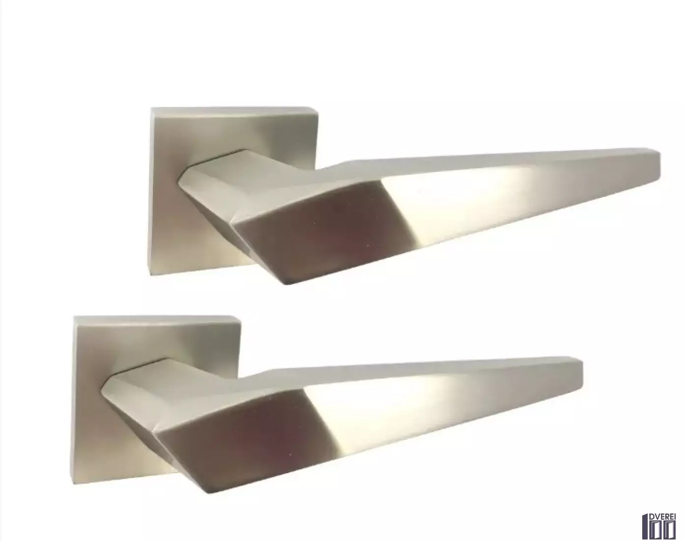 Ручка на розетці OROandORO SKYWALKER 080-15E MSN - Матовий нікель   51*51 mm_2