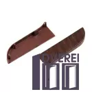 Заглушка для плінтуса з кабельканалом Тис ліва (палісандр)_2