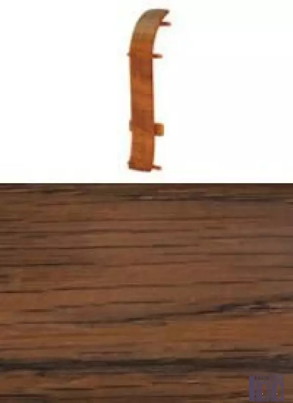 З'єднання для плінтуса з кабельканалом (горіх)