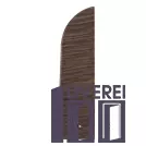 Заглушка для плінтуса з кабельканалом права (венге класичний)