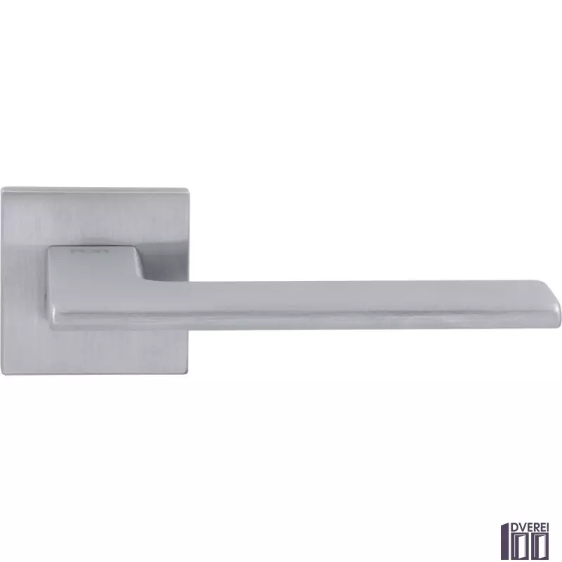 Ручка на розеті RDA Rock хром матовий браш (розетта 6 мм)