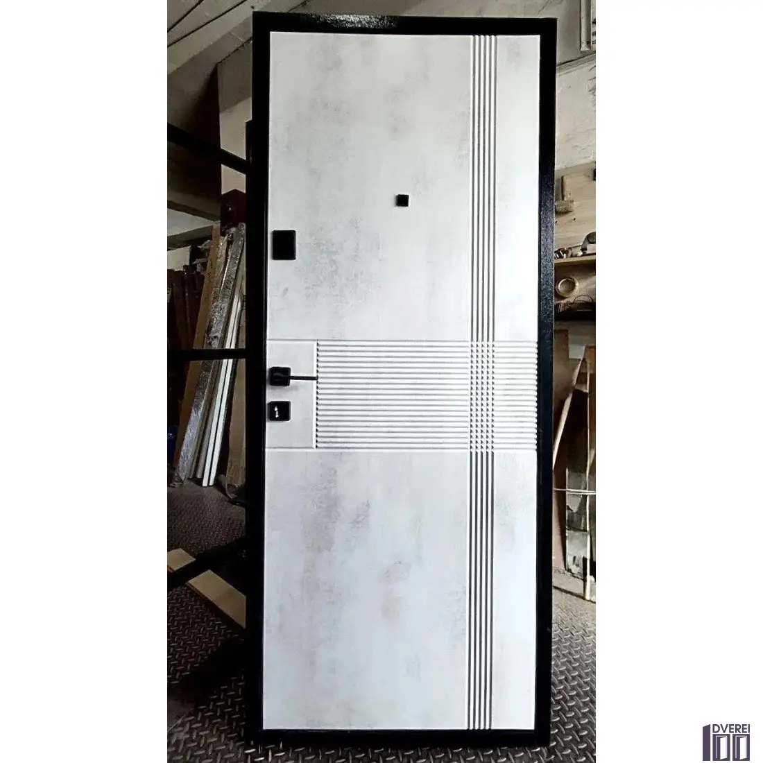 Двері вхідні Портала КОМФОРТ Мод. Рим Оксид темний/Оксид білий_2