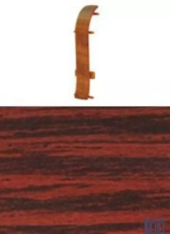 З'єднання для плінтуса з кабельканалом (махагон)