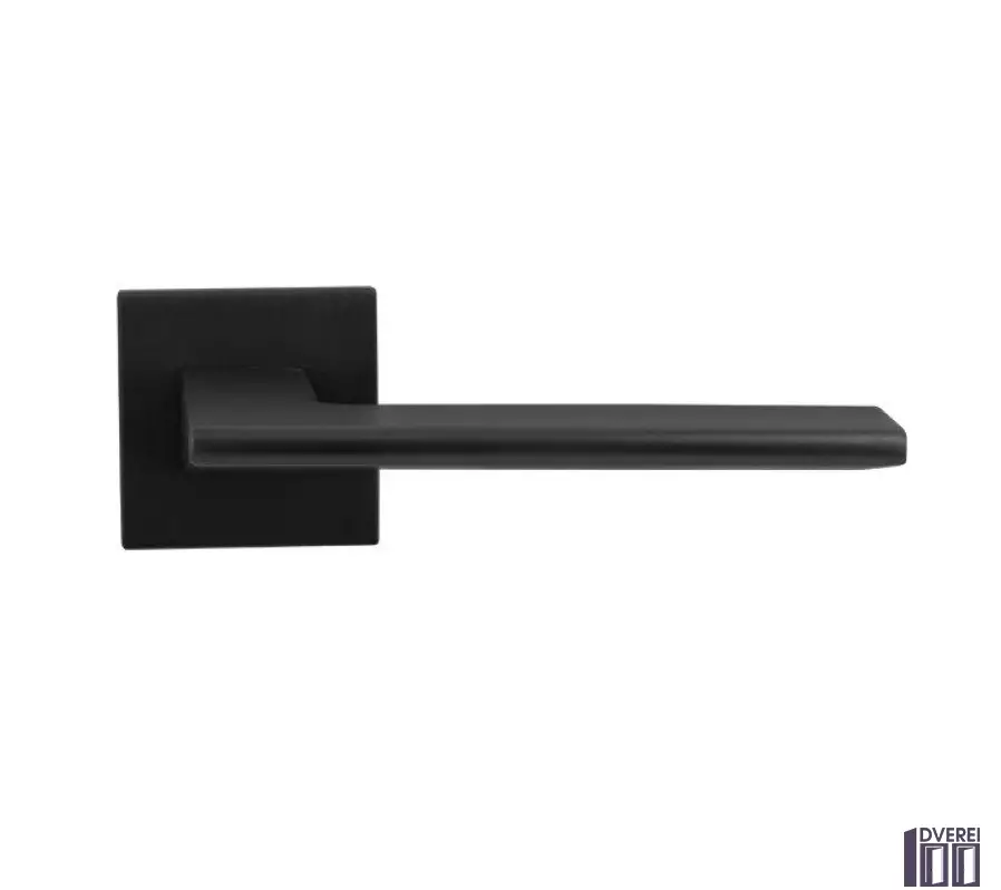 Ручка на розеті RDA Novelety чорний матовий(розетта 6 мм)