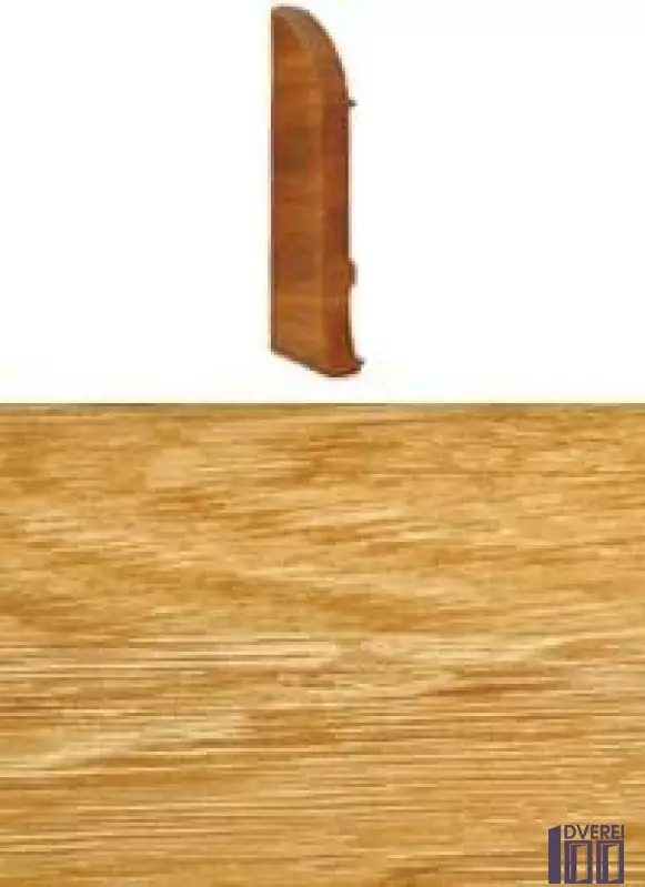 Заглушка для плінтуса з кабельканалом ліва (дуб степовий)