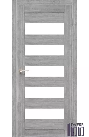 Двері міжкімнатні Korfad PORTO PR-08 Еш-вайт сатин білий