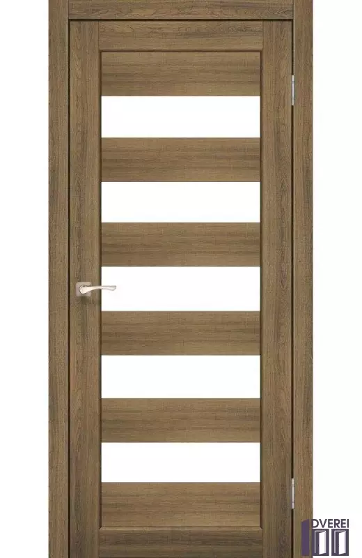 Двері міжкімнатні Korfad PORTO PR-08 Дуб браш сатин білий