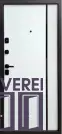 Двері вхідні метал/мдф БЦ- Бакота сірий антік /біле дерево_2