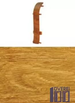 З'єднання для плінтуса з кабельканалом (дуб комлевой)