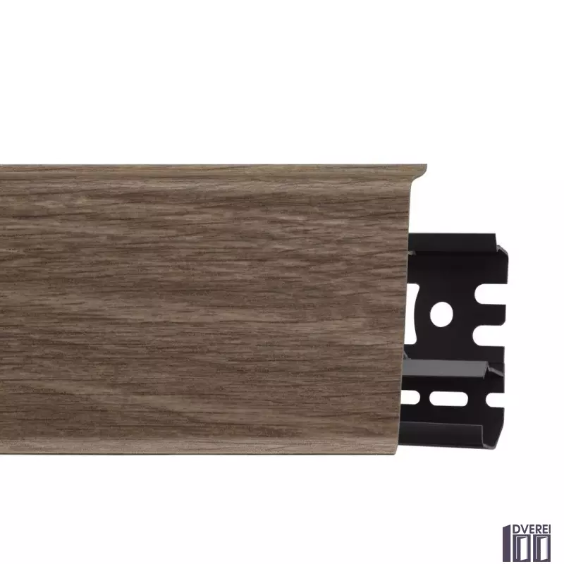 Плінтус підлоговий ARBITON INDO 2,5м 70 мм c кабельних каналів (дуб вікторія)