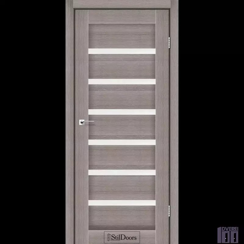 Двері міжкімнатні Stil Doors FLORIDA Трюфель  Сатін білий