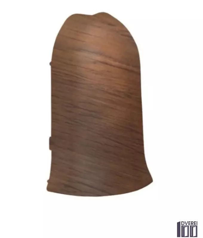 Куточок зовнішній для плінтуса з кабельканалом (венге класичний)