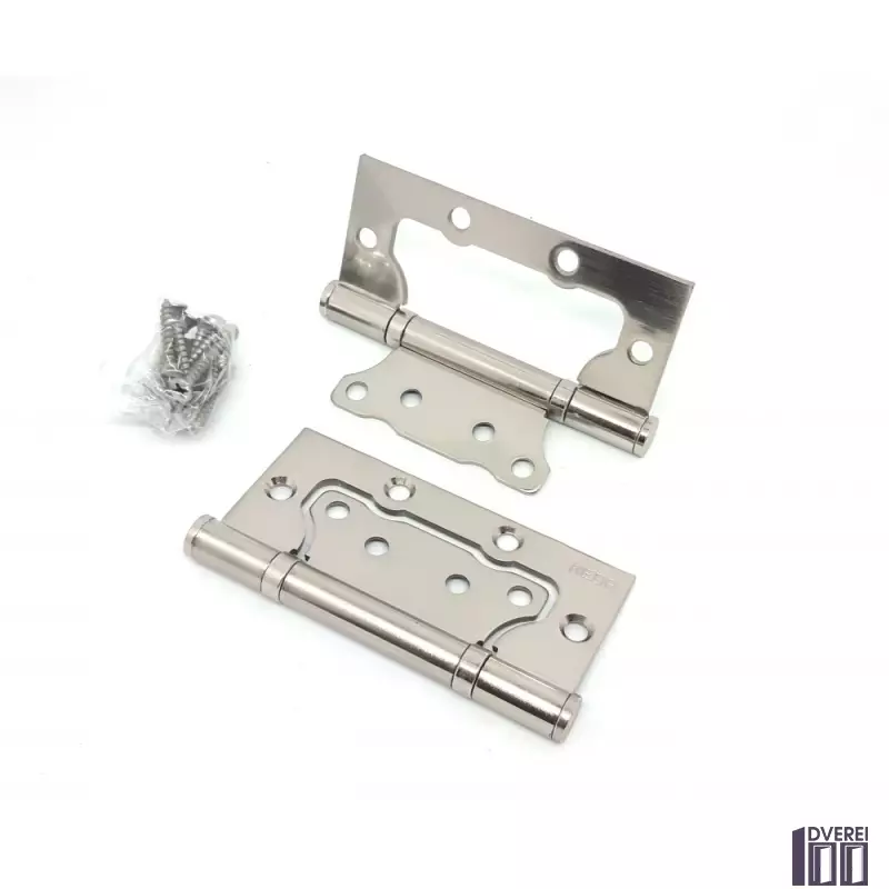 Петлі KEDR Flush 100х75х2мм SN (метелик)