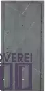 Двері вхідні Булат К-61 Мод. 171/171 Бетон темний/Бетон сірий - Metalic Grafite