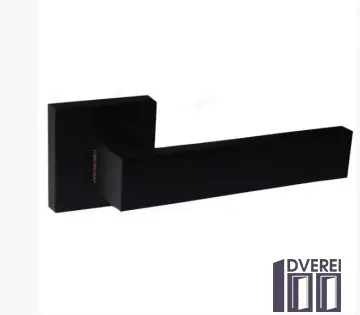 Ручка на розетці OROandORO QUATTRO 106-15E Black -Чорний матовий 51*51 mm