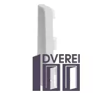 Заглушка для плінтуса ліва ARBITON INDO (білий глянець)