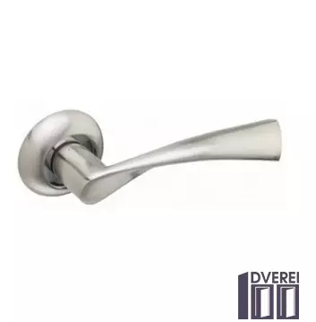 Ручка на розетці KEDR R07.023-AL колiр SN/CP ( сатiн/ хром)