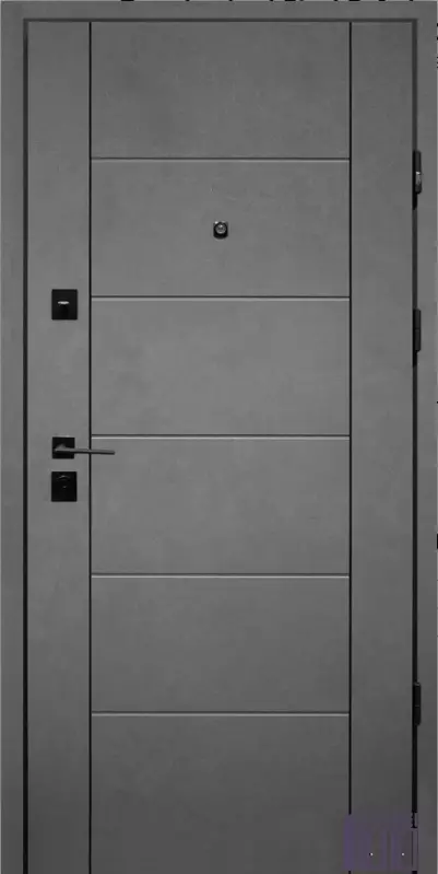 Двері вхідні Straj Safe Sec Parallel бетон сірий ТМП /Parallel ND бетон сірий