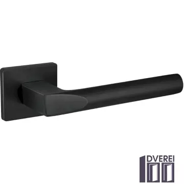 Ручка на розетці FUARO Мод. PRIZMA BL-24 чорний