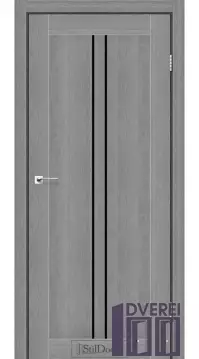 Двері міжкімнатні Stil Doors BARCELONA Дуб Попелястий BLK