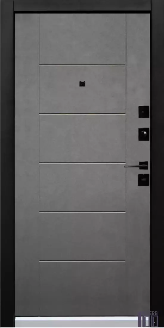 Двері вхідні Straj Safe Sec Parallel бетон сірий ТМП /Parallel ND бетон сірий_2