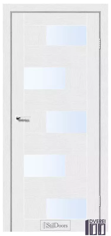 Двері міжкімнатні Stil Doors NEPAL Біле дерево  Сатін білий