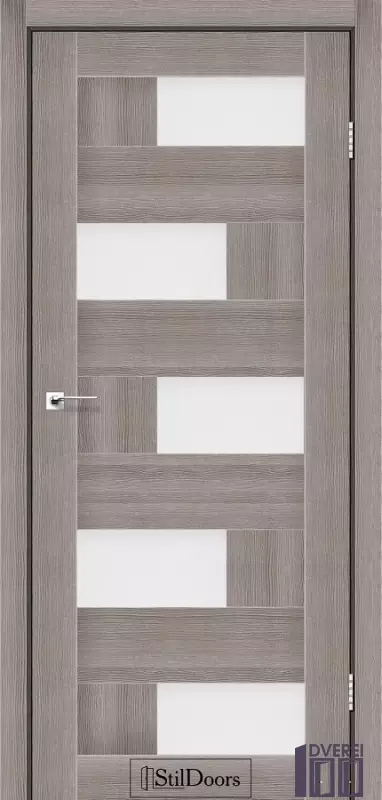 Двері міжкімнатні Stil Doors NEPAL Трюфель  Сатін білий