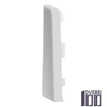 Заглушка для плінтуса ліва ARBITON INDO (білий глянець)