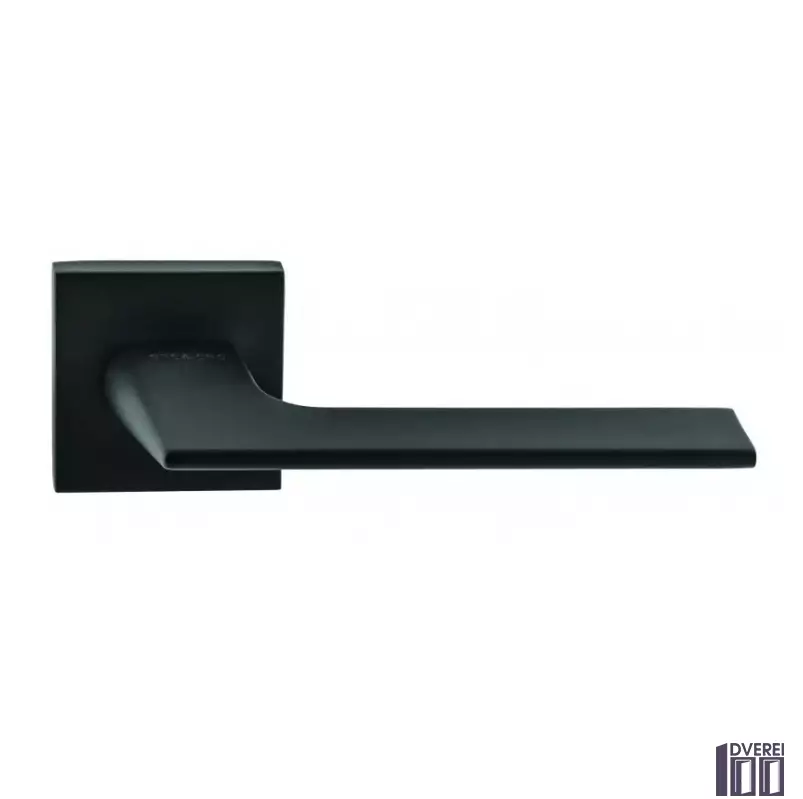 Ручка на розетці OROandORO UNICA 065-15E Black -Чорний матовий 51*51 mm