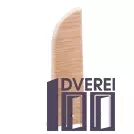 Заглушка для плінтуса з Кабе каналом права (Ясень)