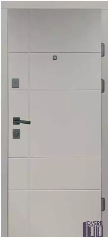 Двері вхідні Магда ТИП 12.2 Квартира МОДЕЛЬ MG 146 Граніт/Супермат білий