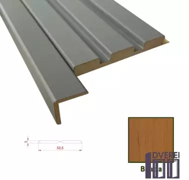 Універсальний декоративний кут МДФ 0354 Вільха 54 х 3 х 2800 (1 шт.)