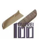 Заглушка для плінтуса з кабельканалом ліва (дуб темний)_2