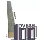 Рейки декоративні МДФ 2529 Цемент Білий 25х30х2800 (1 шт.)