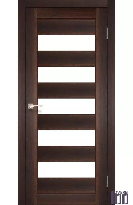 Двері міжкімнатні Korfad PORTO PR-08 Горіх сатин білий