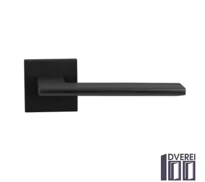 Ручка на розеті RDA Novelety чорний матовий(розетта 6 мм)