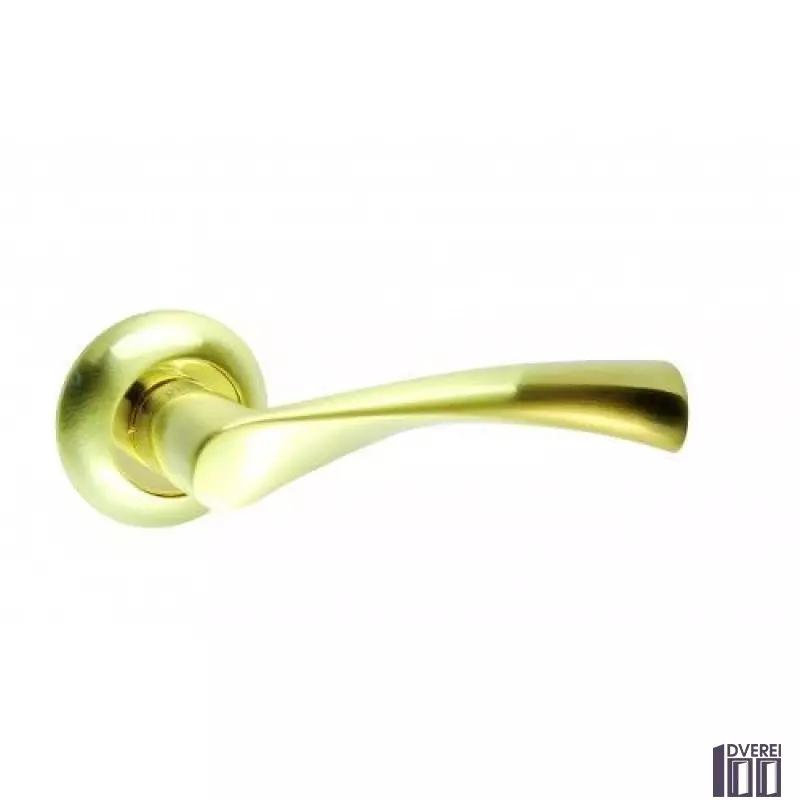 Ручка на розетці KEDR R10.023-AL-SB/PB колір (мат.золото/золото)