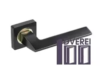 Ручка на розетці Gavroche SCANDIUM Sc  A1 колір ORB/PB (чорний/золото)