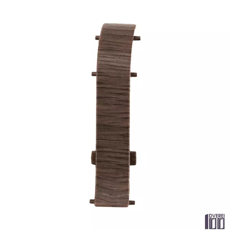 З'єднання для плінтуса з кабельканалом (венге чорний)