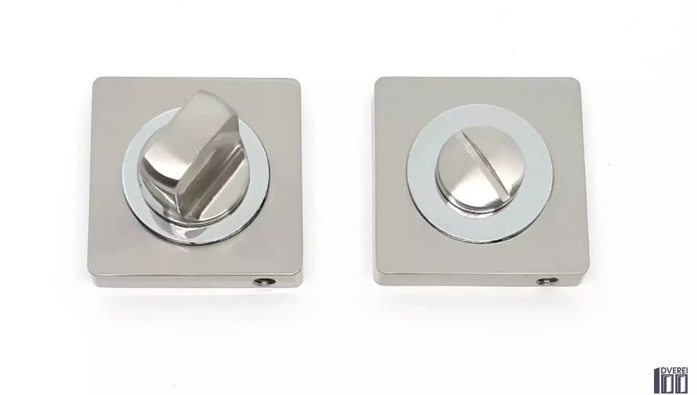 Накладка поворотник KEDR BK0805-SN/CP (колір шліфований нікель/полірований хром)