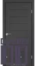 Двері міжкімнатні Korfad PORTO PR-05 Super PET антрацит глухе