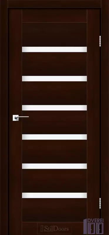 Двері міжкімнатні Stil Doors FLORIDA Каштан Сатін білий