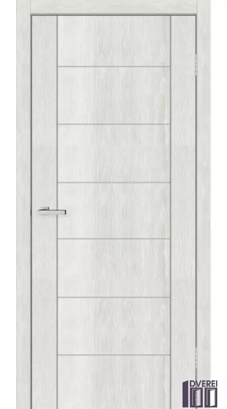 Двері міжкімнатні MSDoors Кол.SIMPLE Мод. VERMONT Горіх білий (ПВХ) глухе