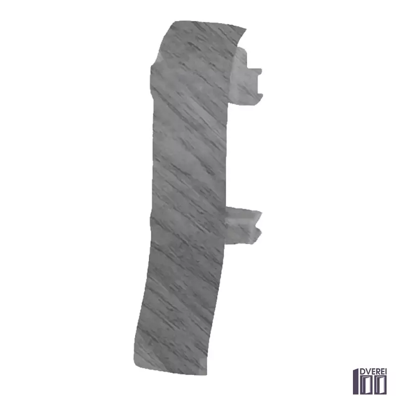 З'єднання для плінтуса з кабельканалом (дуб сірий)