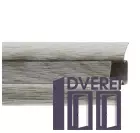 Плінтус кабельканал з гумкою ТИС 2,5м (Акація сіра)